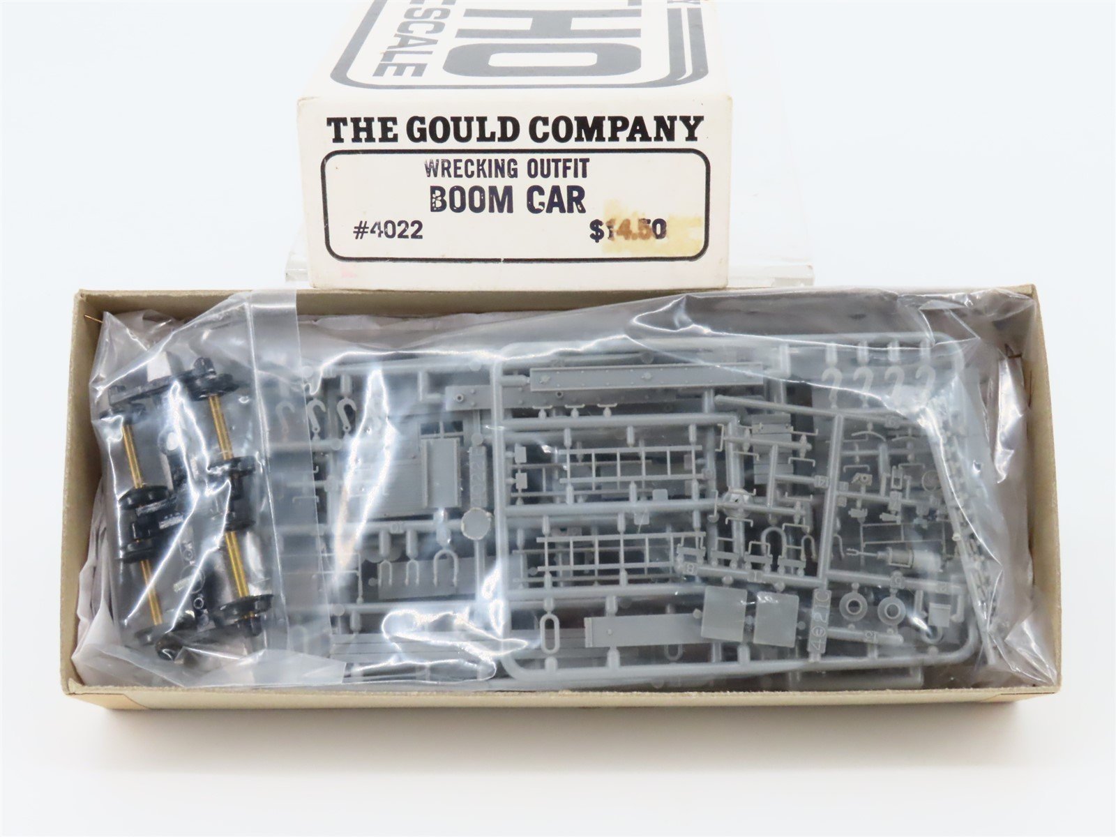 HO Scale The Gould Company 4022 Wrecking Outfit Boom Car Kit