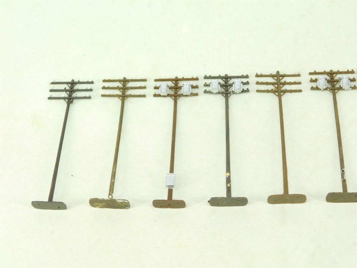 Lot of 11 HO 1/87 Scale Scenery Telephone Pole Details