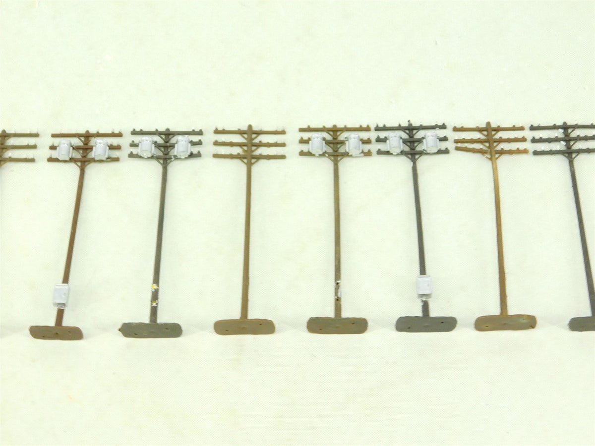 Lot of 11 HO 1/87 Scale Scenery Telephone Pole Details