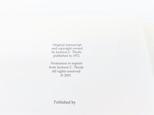 Rio Grande: A Century Of Passenger Trains...And Then Some... by Thode ©2001 Book