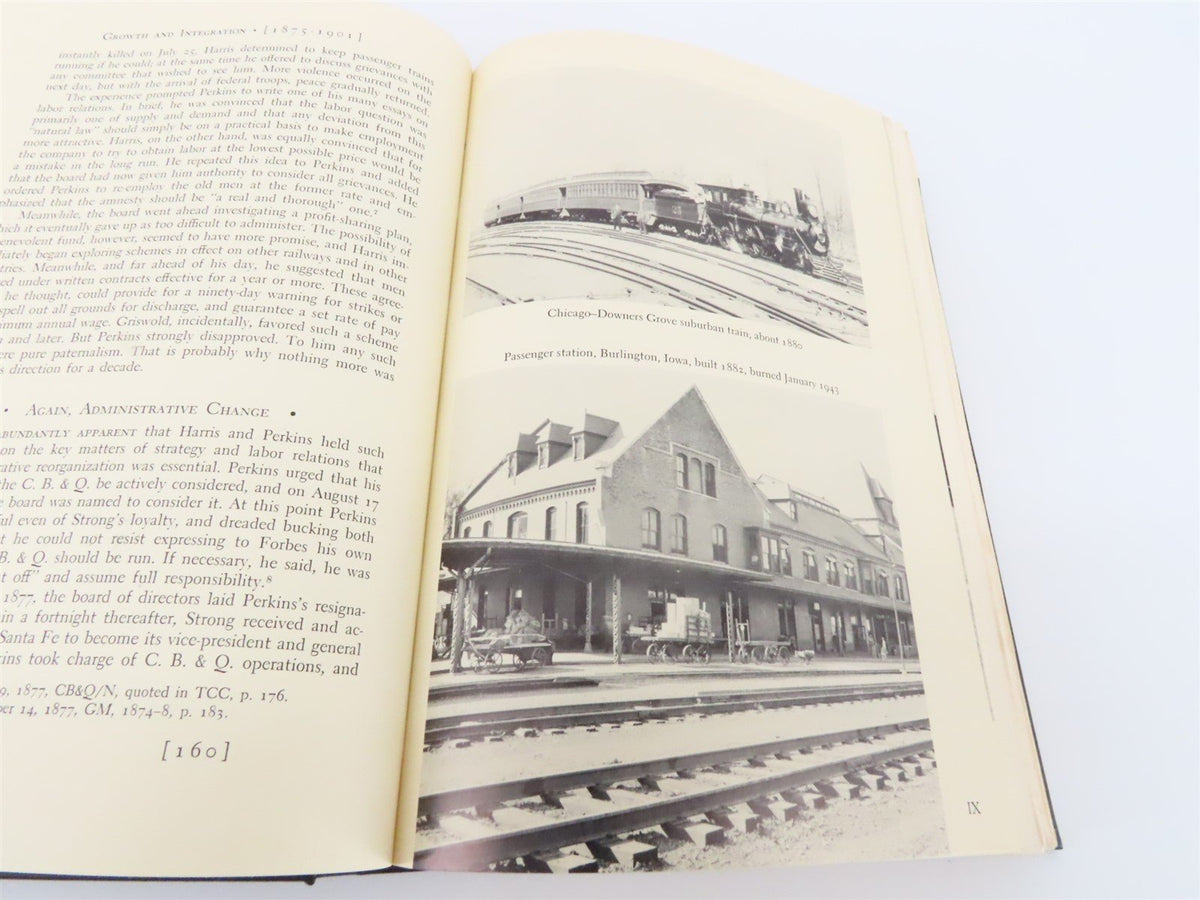 Burlington Route - A History of the Burlington Lines by Overton ©1965 HC Book