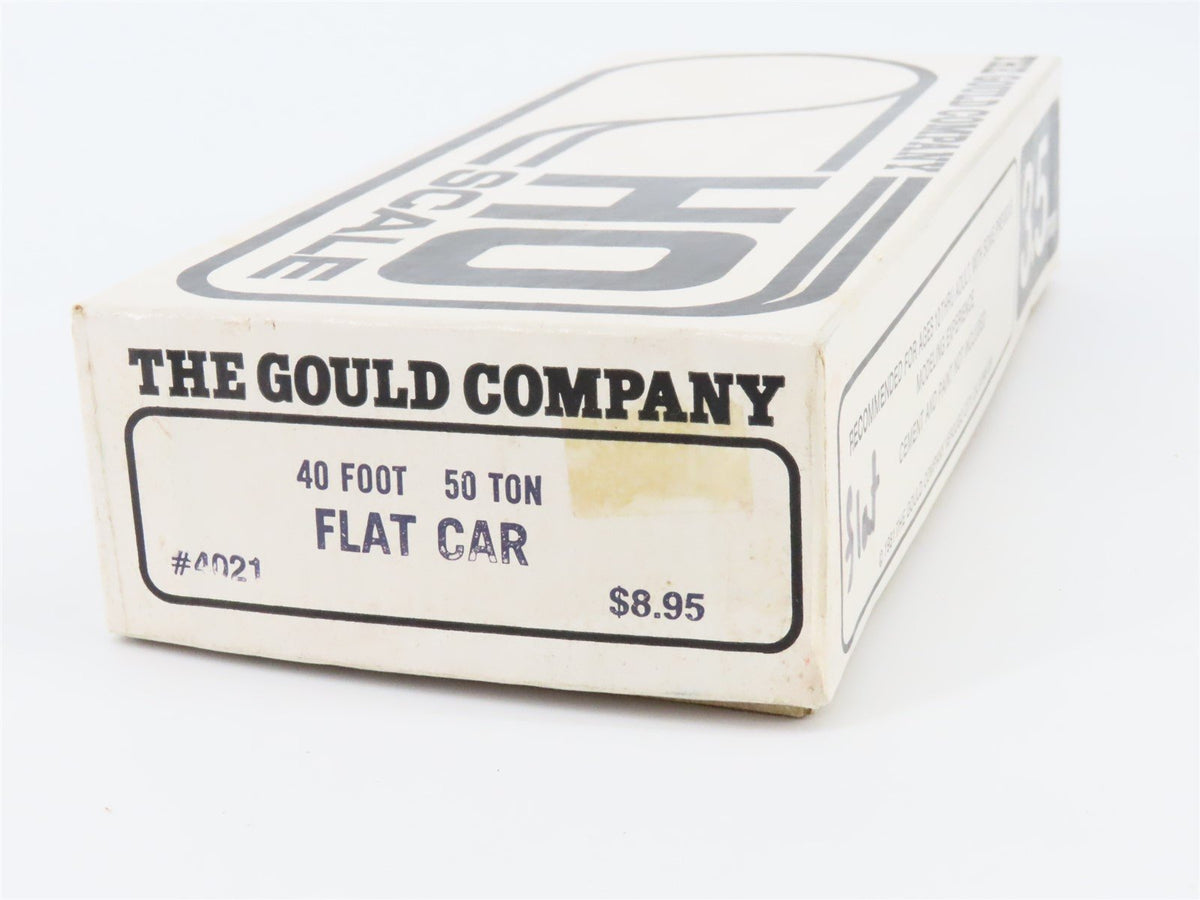 HO Scale The Gould Company 4021 Undecorated 40&#39; Flat Car Kit