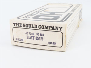 HO Scale The Gould Company 4021 Undecorated 40' Flat Car Kit