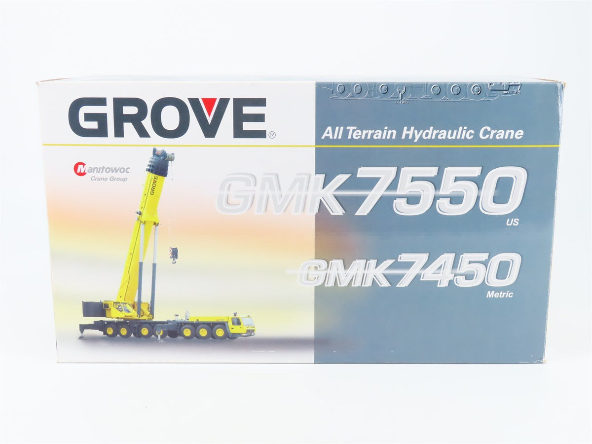 1:50 Scale Manitowoc Die-Cast Grove GMK7550 All Terrain Hydraulic Crane