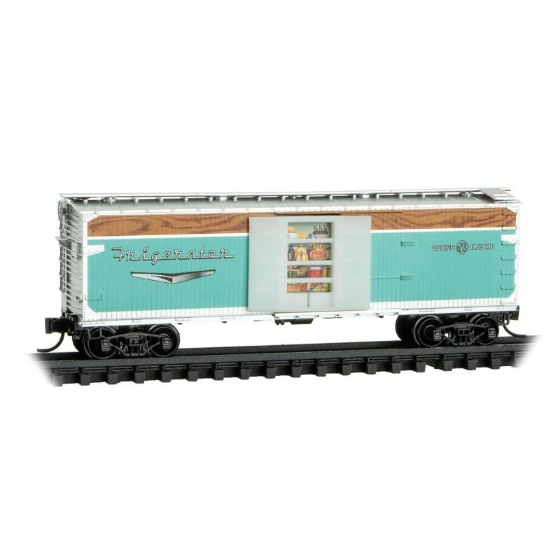 N Scale Micro-Trains MTL 04200160 Frigerator 40' Box Car - April Fools '24 Car