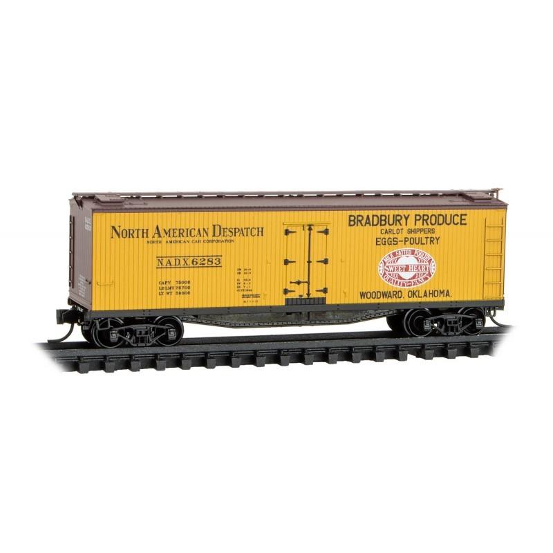 N Micro-Trains MTL 04900981 NADX Bradbury Produce Reefer - Poultry &amp; Egg Car #5