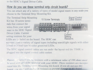 LOT of 5 Digitrax TSMK Terminal Strip Mounting Kit - All Scales