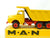 1:50 Scale Die-Cast Conrad 3135 MAN Dump Truck