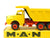 1:50 Scale Die-Cast Conrad 3135 MAN Dump Truck