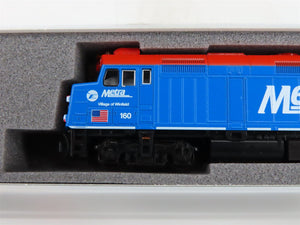 N Scale Kato 176-9102 Chicago Metra F40PH Diesel Locomotive #160