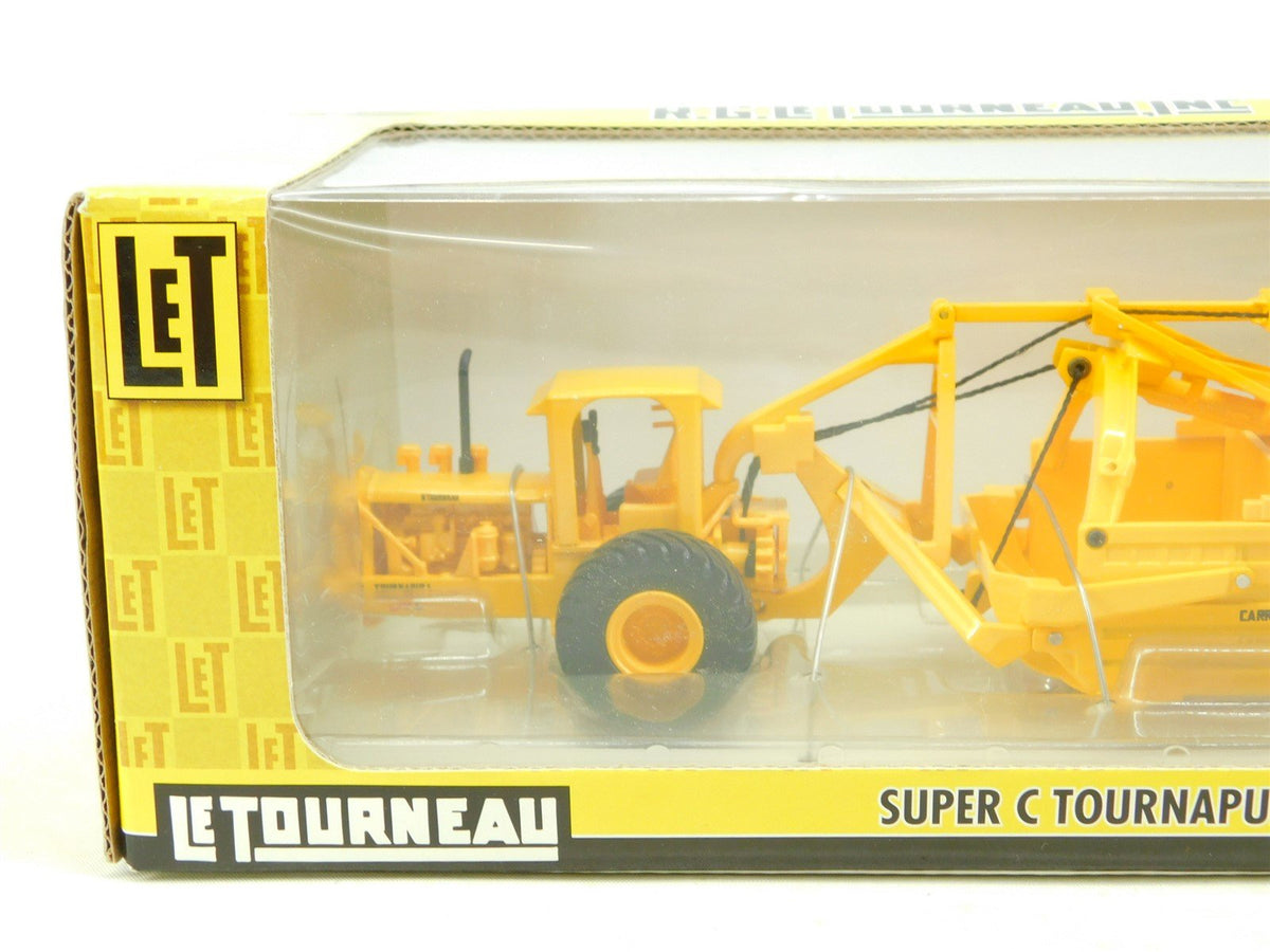 1:50 Die-Cast SpecCast Le Tourneau Super C Tournapull w/ LP Carryall Scraper