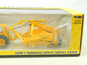 1:50 Die-Cast SpecCast Le Tourneau Super C Tournapull w/ LP Carryall Scraper