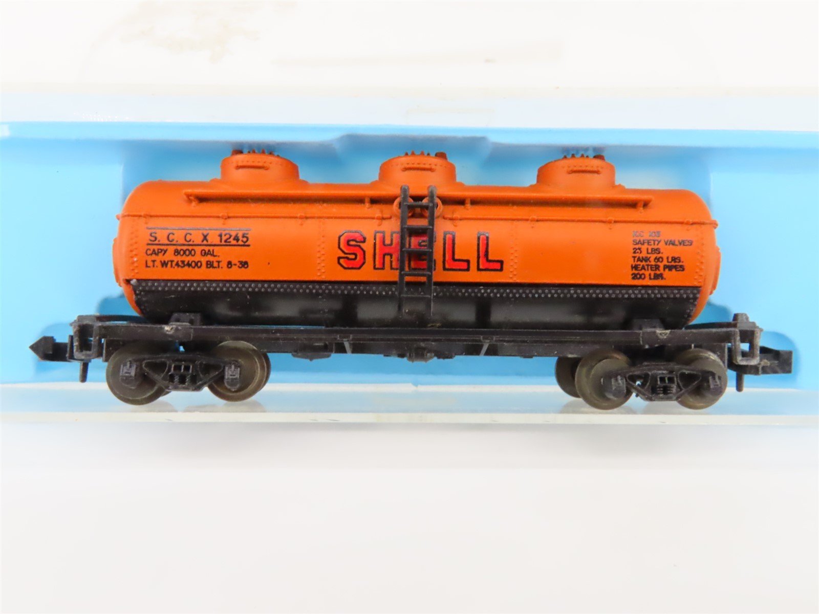 N Scale Atlas SCCX Shell 3-Dome Tank Car #1245