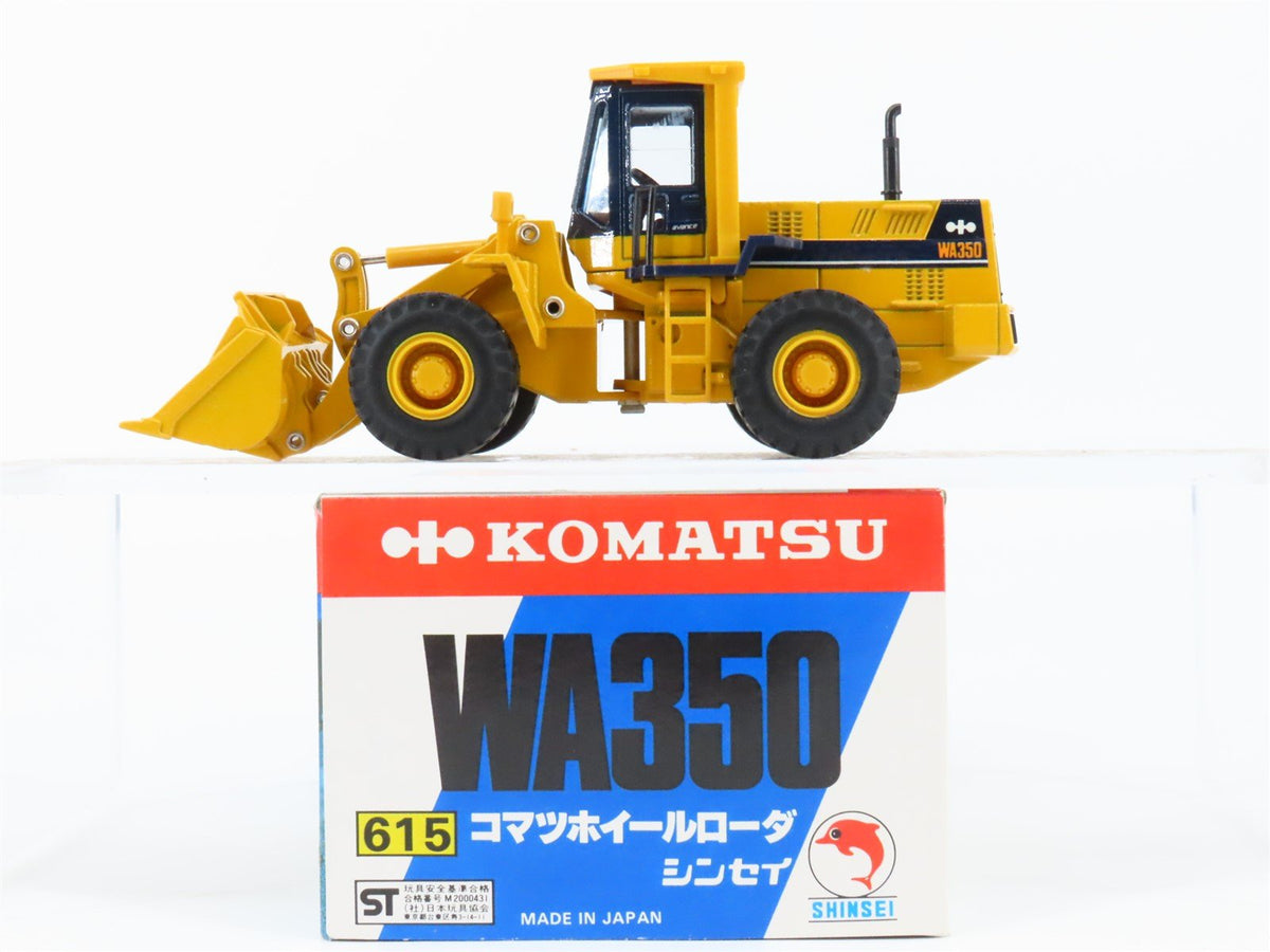 1:50 Scale Die-Cast Shinsei 615 Komatsu WA350 Wheel Loader