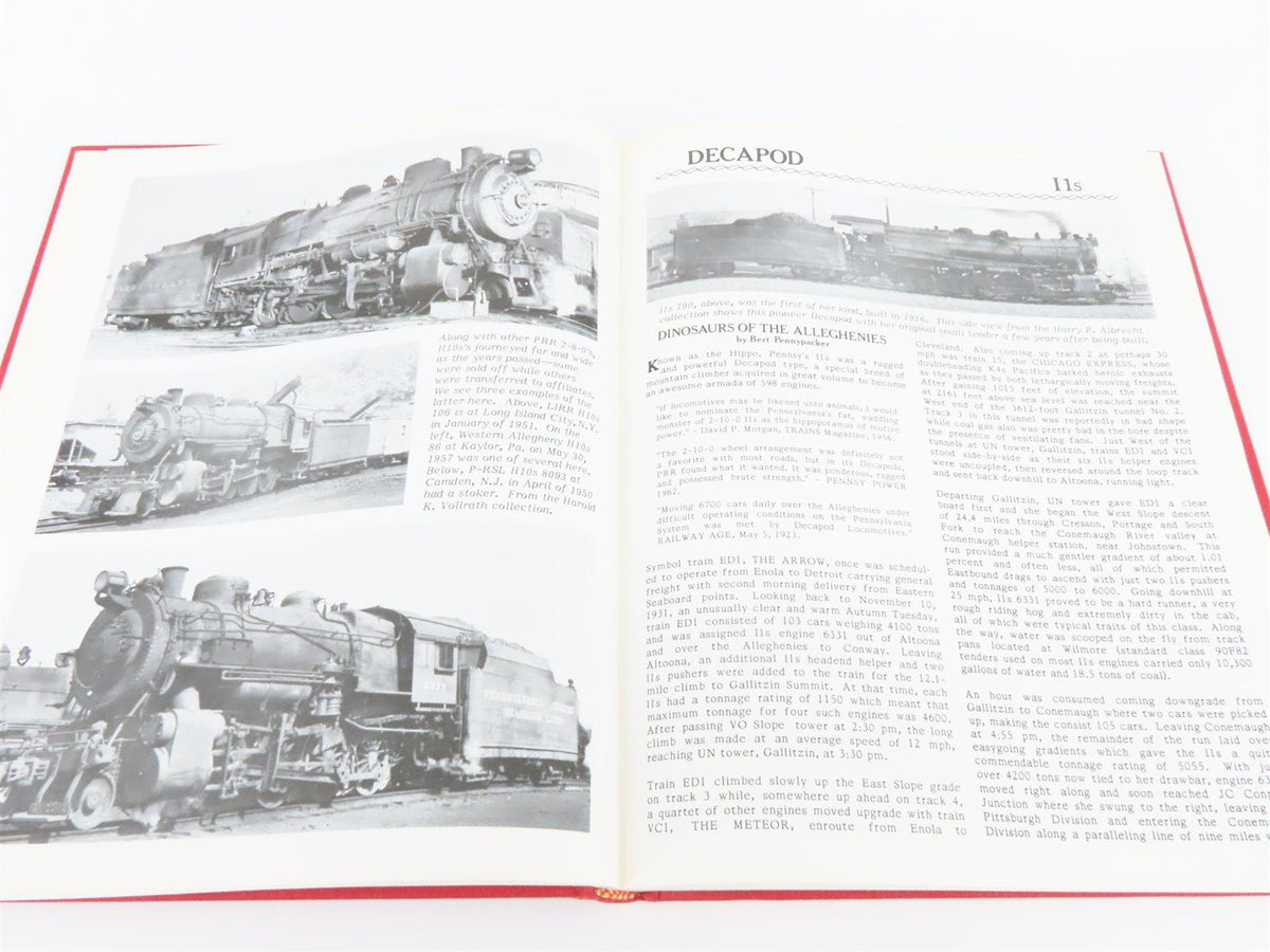 PRR Pennsy Steam: A to T by Paul Carleton ©1989 HC Book