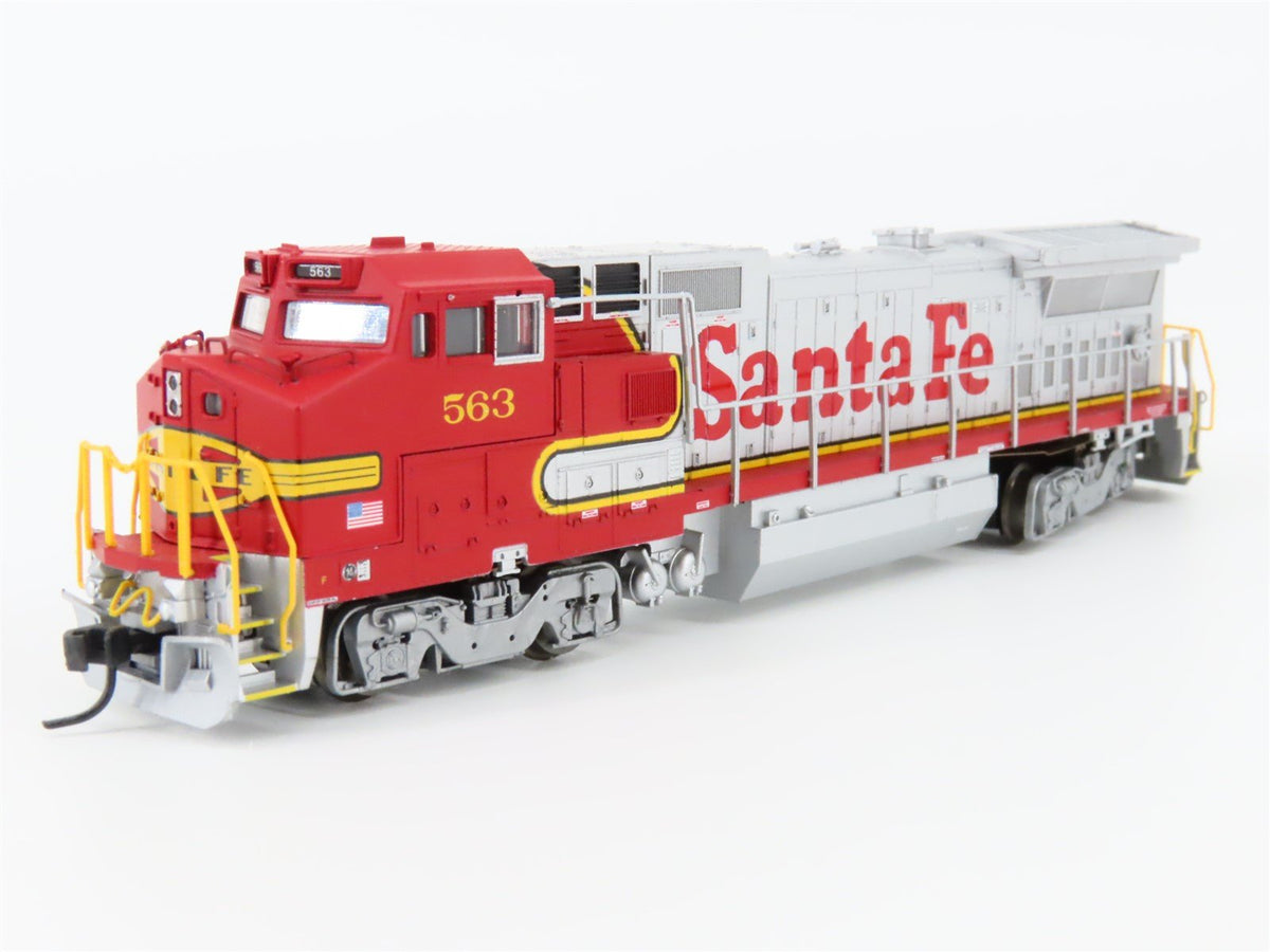 N Scale Atlas 48814 ATSF Santa Fe &quot;Warbonnet&quot; GE Dash 8-40BW Diesel #563 w/DCC