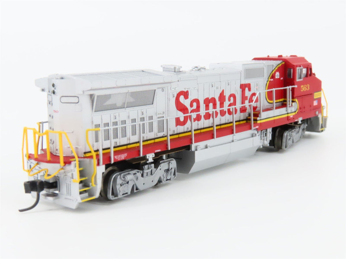 N Scale Atlas 48814 ATSF Santa Fe &quot;Warbonnet&quot; GE Dash 8-40BW Diesel #563 w/DCC