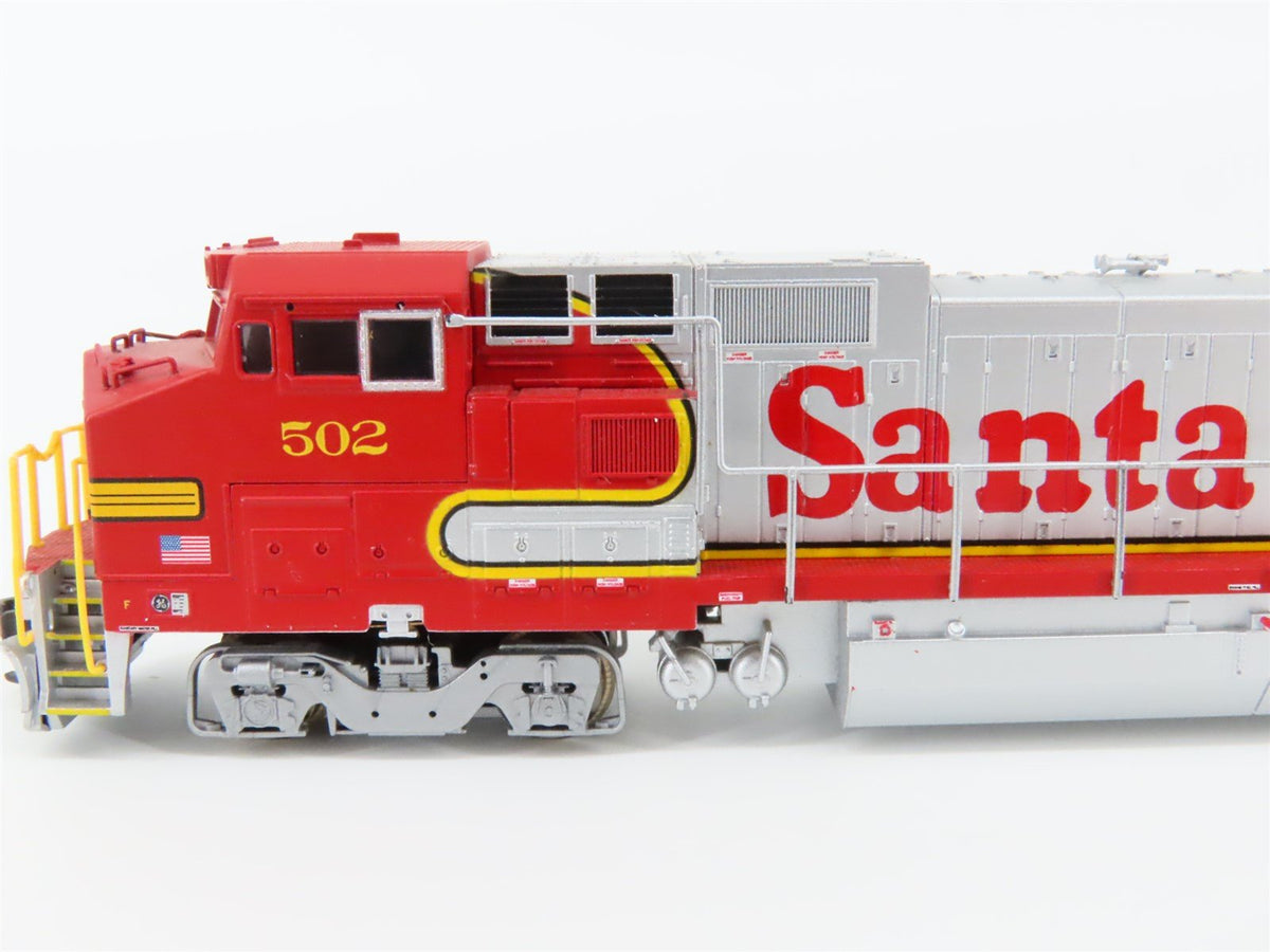 N Scale Atlas 48802 ATSF Santa Fe &quot;Warbonnet&quot; GE Dash 8-40BW Diesel #502 w/DCC