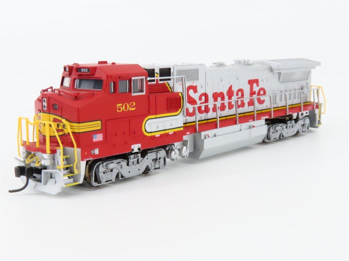 N Scale Atlas 48802 ATSF Santa Fe &quot;Warbonnet&quot; GE Dash 8-40BW Diesel #502 w/DCC