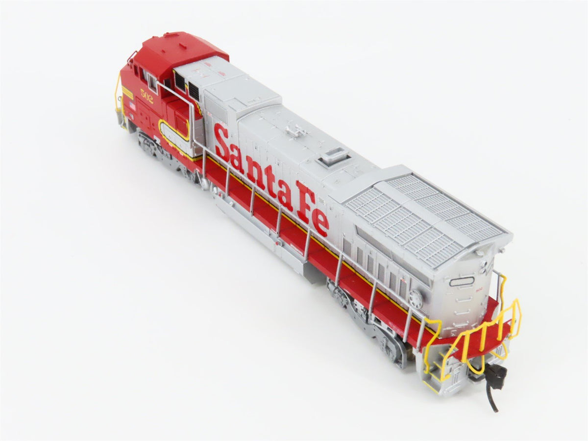 N Scale Atlas 48802 ATSF Santa Fe &quot;Warbonnet&quot; GE Dash 8-40BW Diesel #502 w/DCC