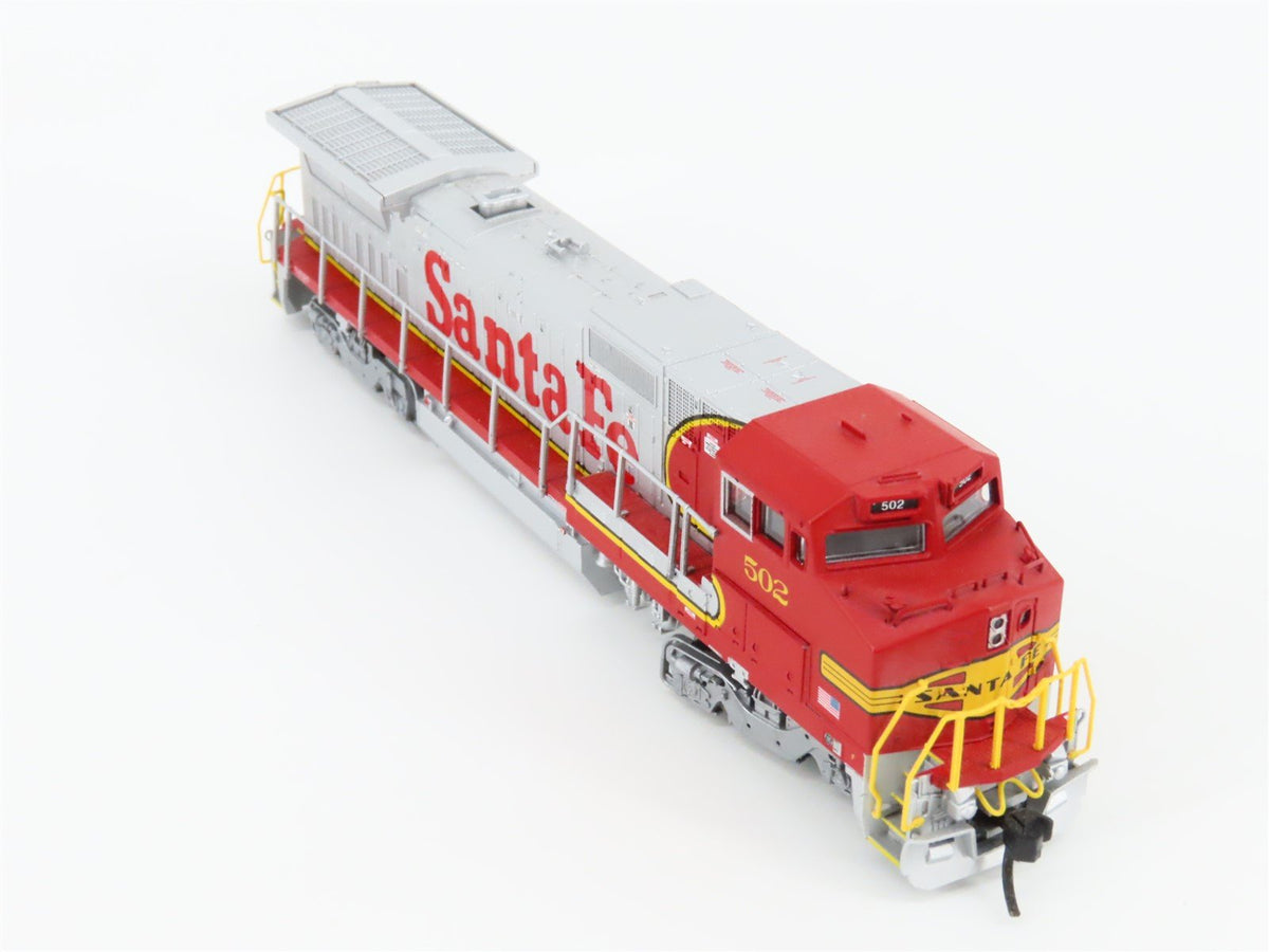 N Scale Atlas 48802 ATSF Santa Fe &quot;Warbonnet&quot; GE Dash 8-40BW Diesel #502 w/DCC