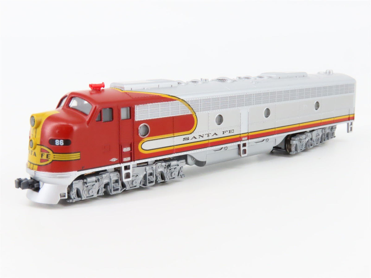 N Scale KATO 176-5304 ATSF Santa Fe &quot;Warbonnet&quot; EMD E8/9A Diesel #86L w/DCC