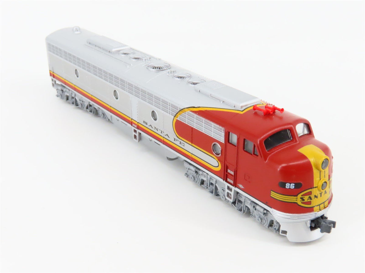 N Scale KATO 176-5304 ATSF Santa Fe &quot;Warbonnet&quot; EMD E8/9A Diesel #86L w/DCC