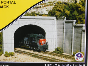 HO 1/87 Scale Woodland Scenics #C1256 Concrete Double Track Tunnel Portal