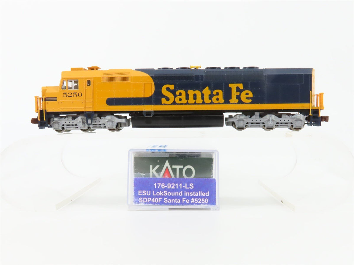 N KATO Kobo Custom 176-9211-LS ATSF SDP40F Type IV-a Diesel #5250 w/DCC &amp; Sound