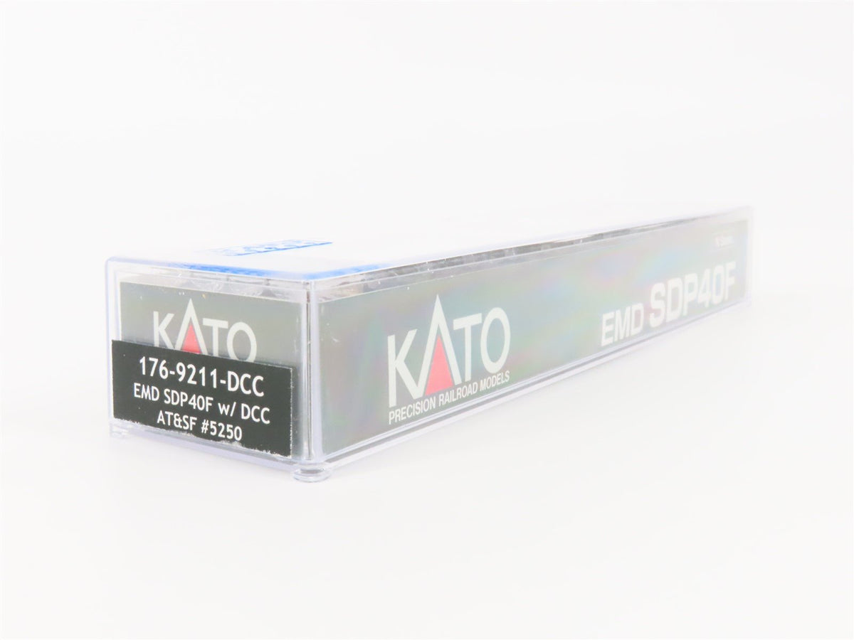 N Scale KATO 176-9211-DCC ATSF Santa Fe EMD SDP40F Type IV-a Diesel #5250 w/DCC