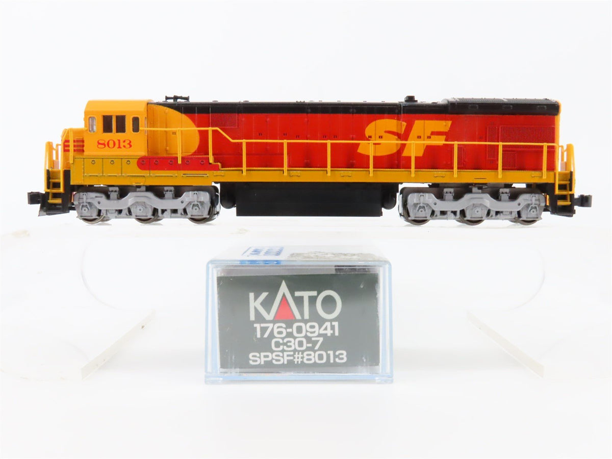 N Scale KATO 176-0941 SPSF Merger &quot;Kodachrome&quot; GE C30-7 Diesel #8013 w/DCC