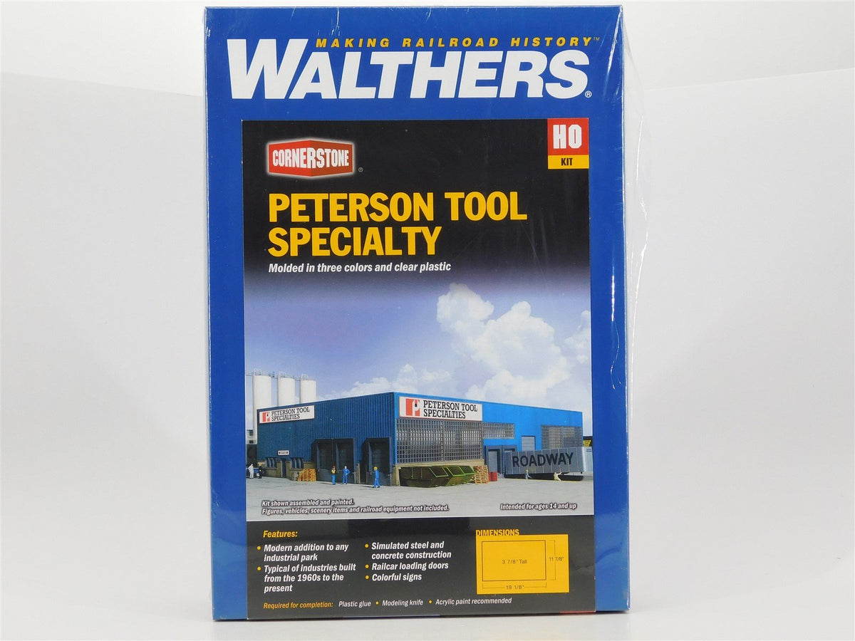 HO Scale Walthers Cornerstone Kit #933-3091 Peterson Tool Specialty - SEALED