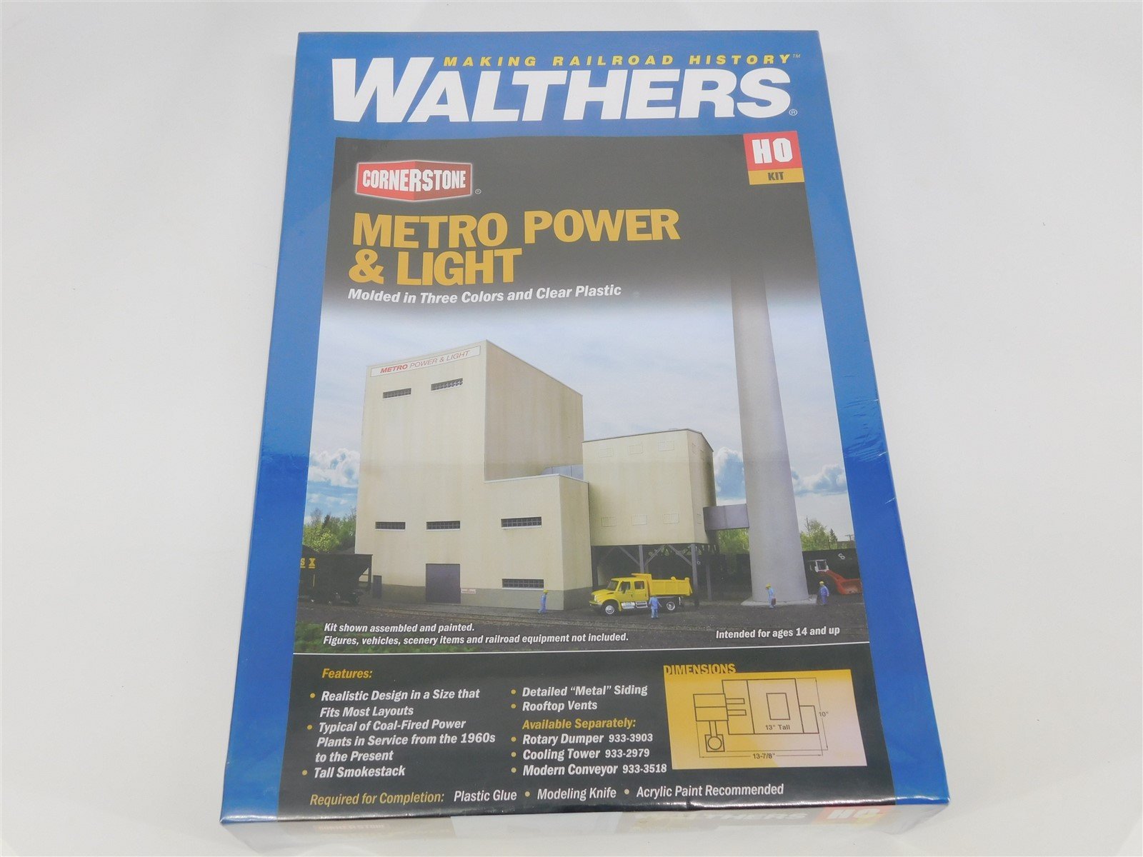 HO Scale Walthers Cornerstone Kit #933-4052 Metro Power & Light - SEALED