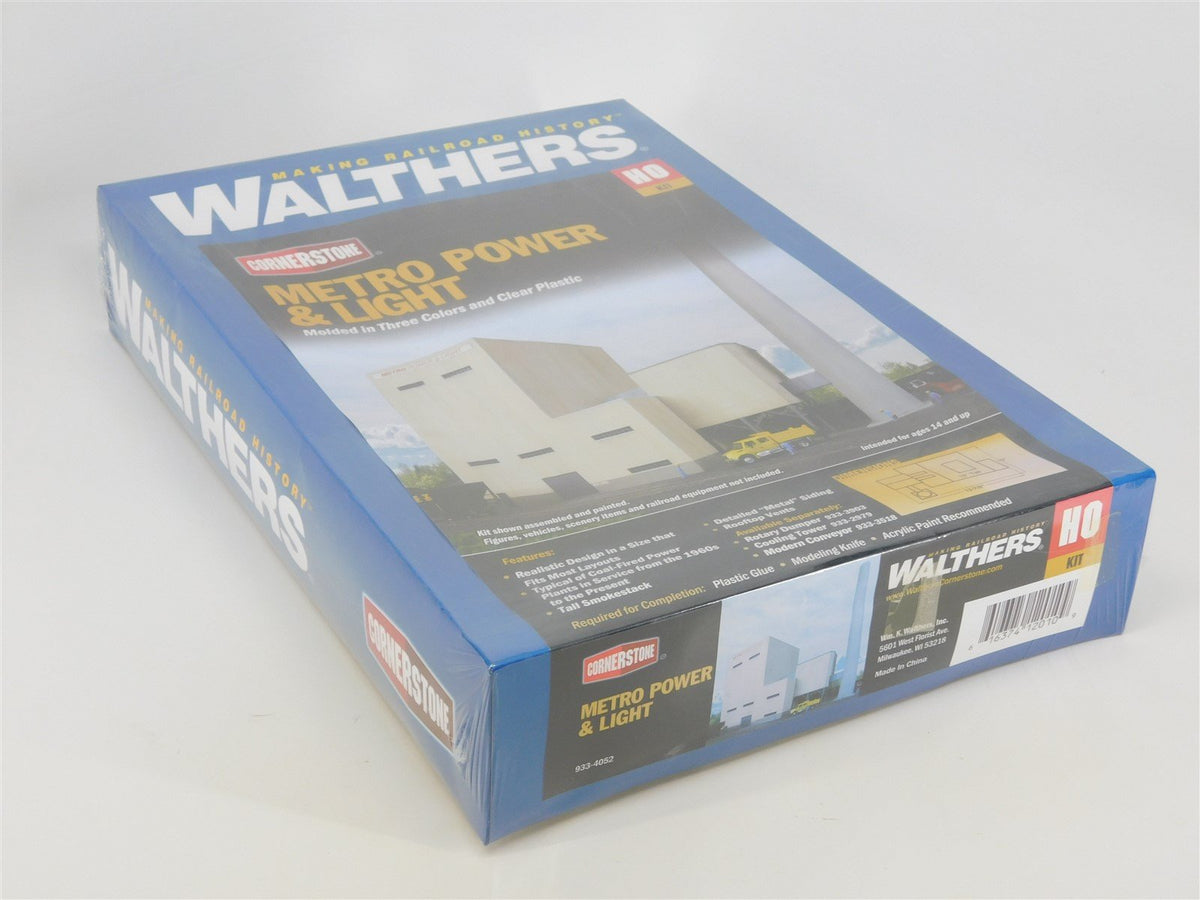 HO Scale Walthers Cornerstone Kit #933-4052 Metro Power &amp; Light - SEALED