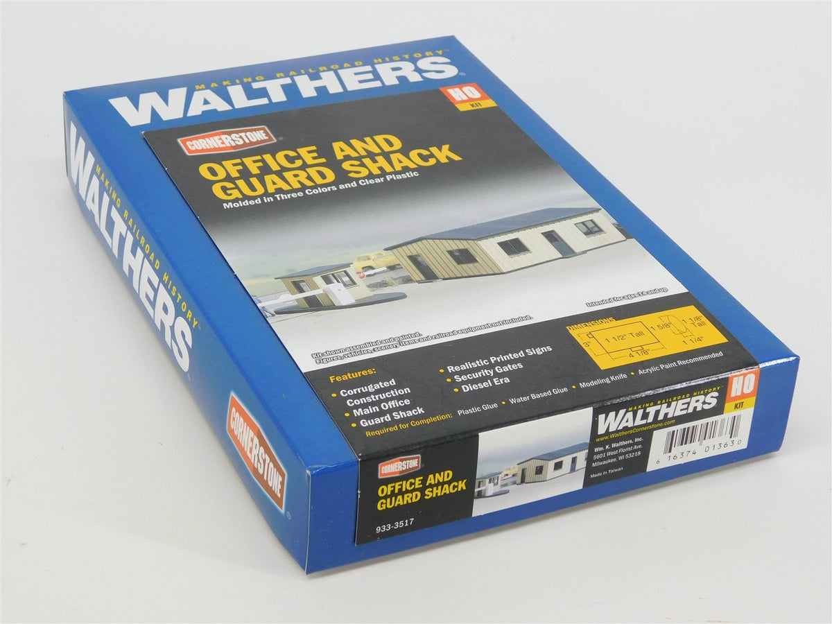 HO Scale Walthers Cornerstone Kit #933-3517 Office And Guard Shack