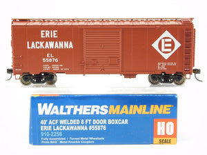 HO Scale Walthers Mainline #910-2256 EL Erie Lackawanna 40' Box Car #55876