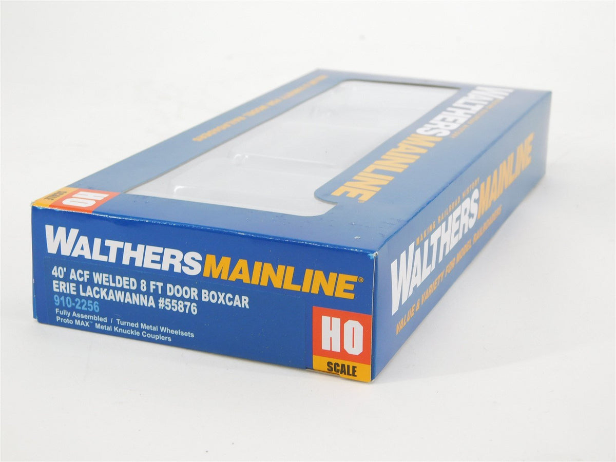HO Scale Walthers Mainline #910-2256 EL Erie Lackawanna 40&#39; Box Car #55876