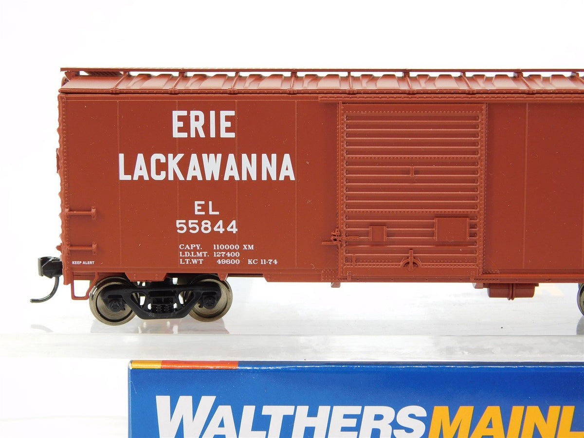 HO Scale Walthers Mainline #910-2254 EL Erie Lackawanna 40&#39; Box Car #55844