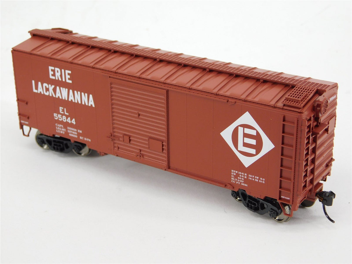 HO Scale Walthers Mainline #910-2254 EL Erie Lackawanna 40&#39; Box Car #55844