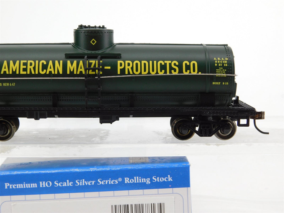 HO Bachmann Silver #17813 GATX American Maize 40&#39; Single Dome Tank Car #76723