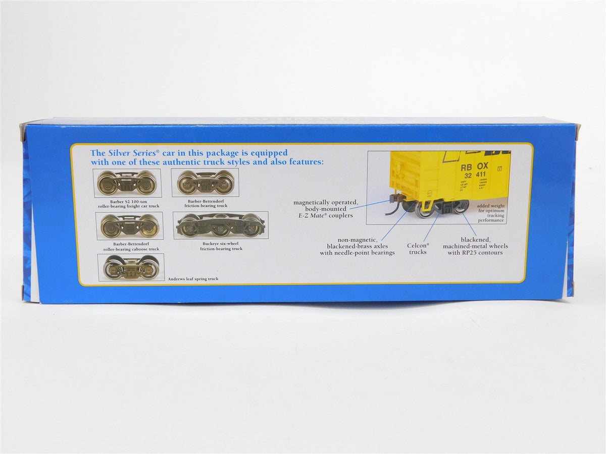 HO Scale Bachmann Silver #18039 PRR Pennsylvania 50&#39; Plug Door Box Car #21008