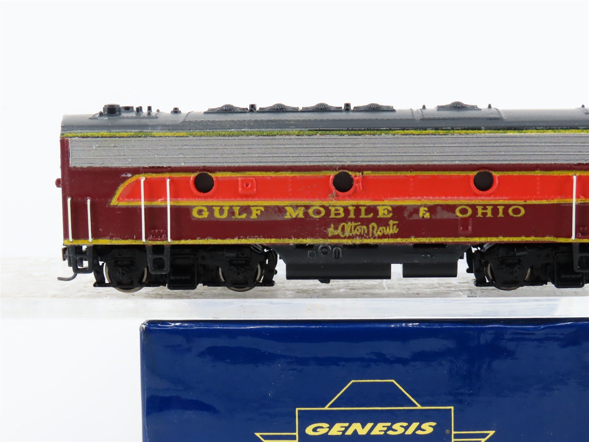 HO Scale Athearn Genesis GMO Gulf Mobile &amp; Ohio Diesel Loco w/ DCC Custom