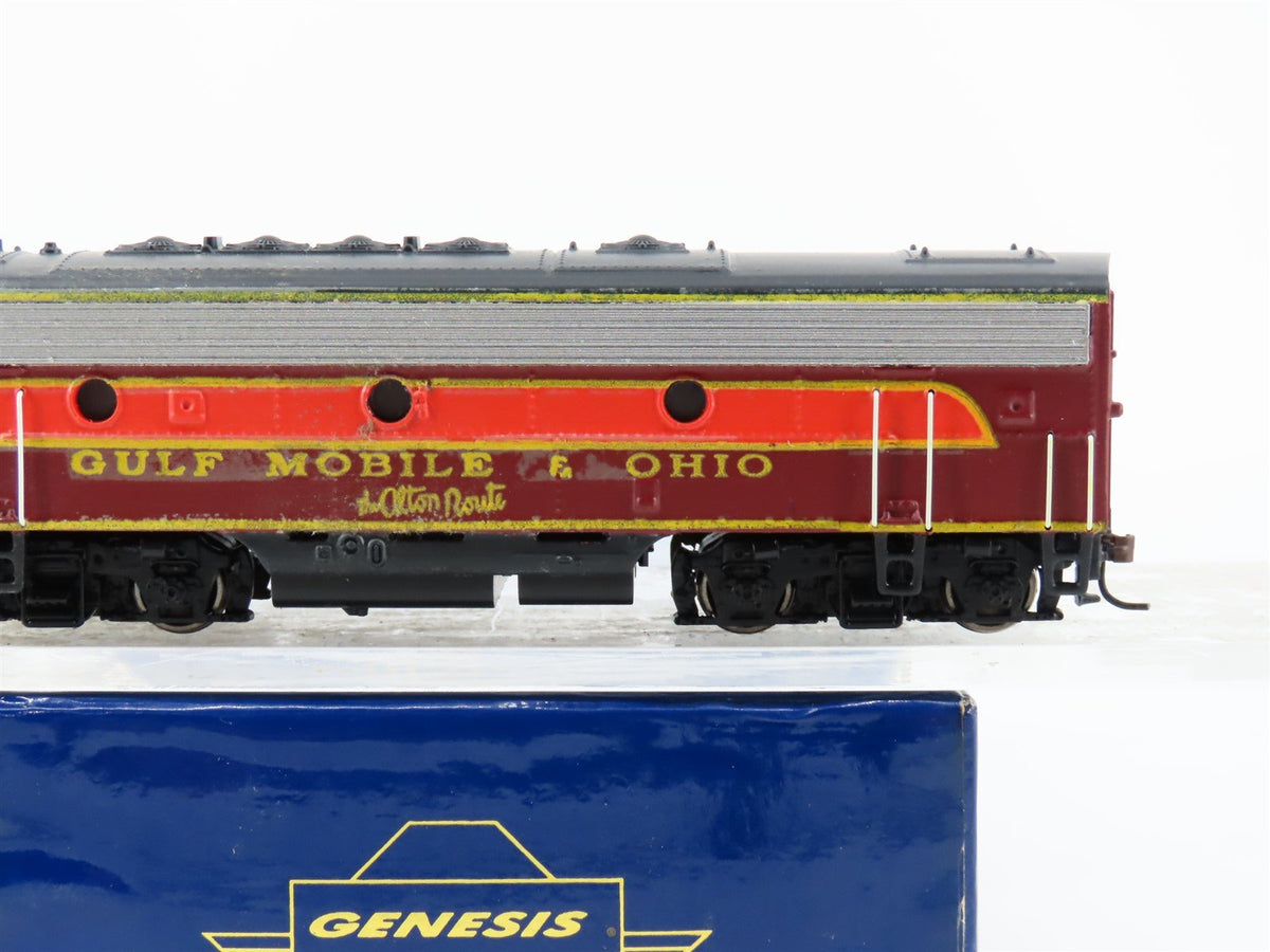 HO Scale Athearn Genesis GMO Gulf Mobile &amp; Ohio Diesel Loco w/ DCC Custom