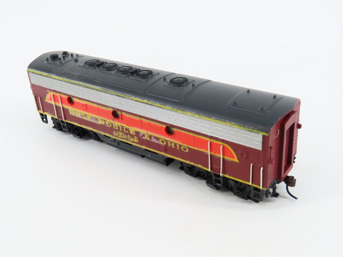 HO Scale Athearn Genesis GMO Gulf Mobile &amp; Ohio Diesel Loco w/ DCC Custom