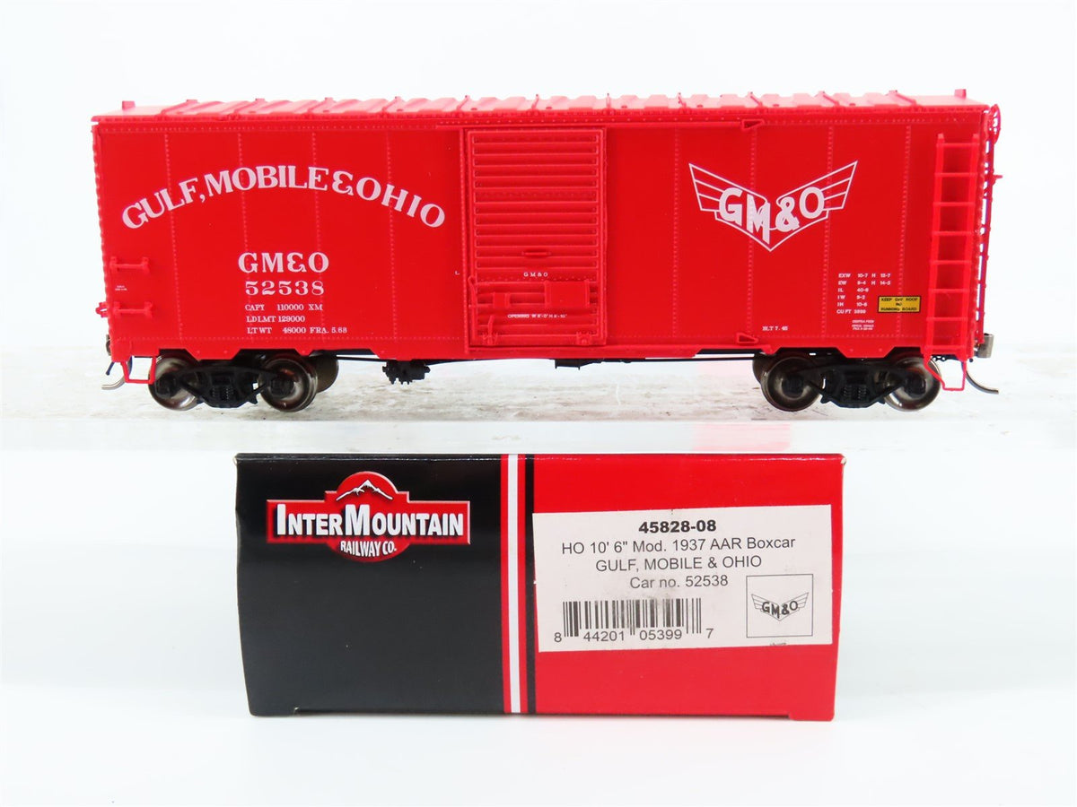 HO Scale Intermountain 45828-08 GMO Gulf Mobile &amp; Ohio 40&#39; Boxcar #5238