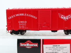 HO Scale Intermountain 45828-10 GMO Gulf Mobile & Ohio 40' Boxcar #52567