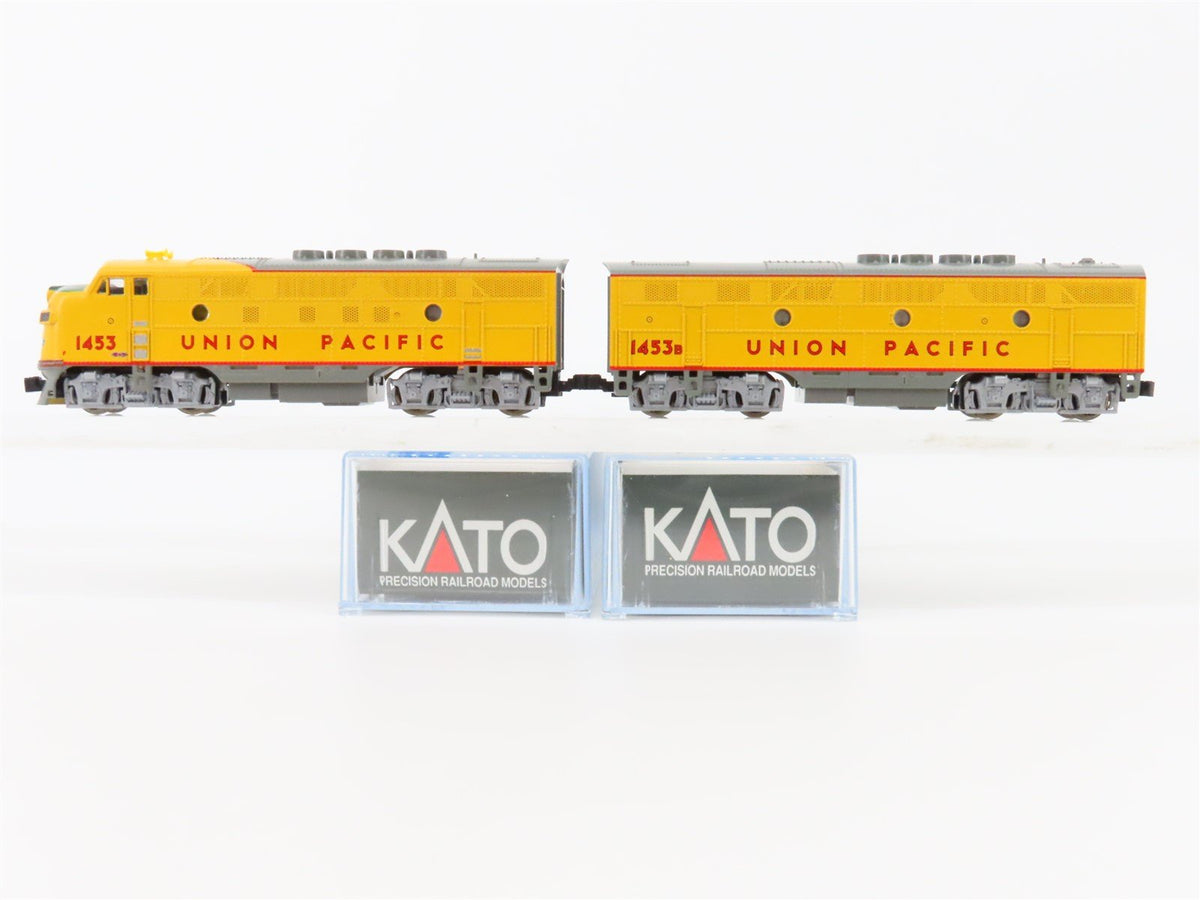 N KATO 106-0305 UP Union Pacific EMD F3A/B Diesel Set #1453 w/Sound - DCC ONLY