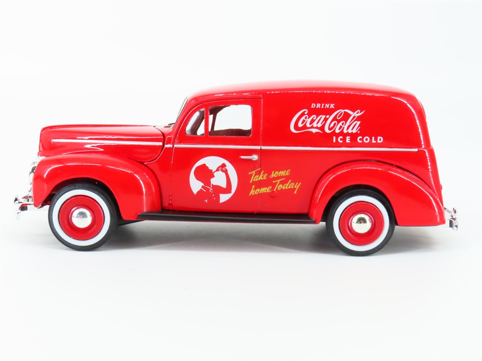 1:24 Scale Die-Cast Automobile 1940 Ford Sedan "Coca-Cola" - Red