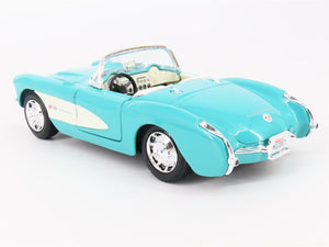 1:24 Scale Maisto #01909 Die-Cast Chevrolet Corvelle Convertible - Teal