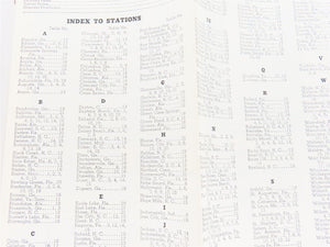 ACL Atlantic Coast Line Railroad Time Tables April 28, 1963 - October 26, 1963